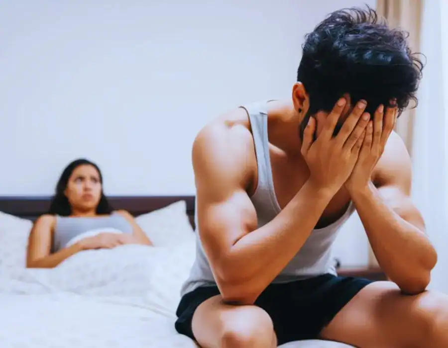 Image of upset man in need of erectile dysfunction treatment Maidstone