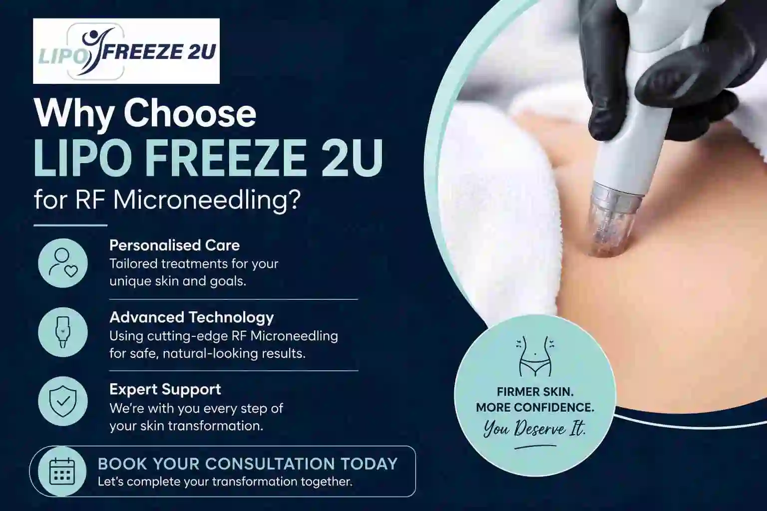 Why Choose LIPO FREEZE 2U for RF Microneedling Maidstone?